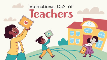 teacher day background