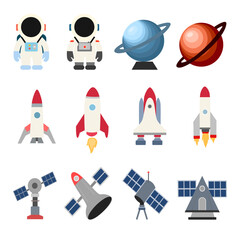 A set of vector space elements suitable for decoration and presentations.	