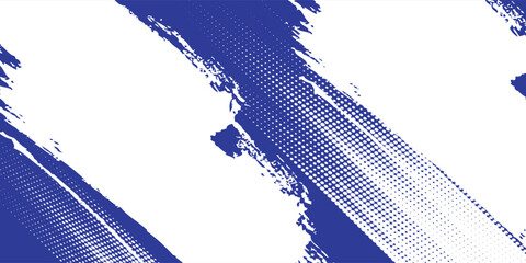 Dots halftone blue and dark blue color pattern gradient grunge texture background. Dots pop art sport style vector illustration. Vector grunge halftone abstract.art