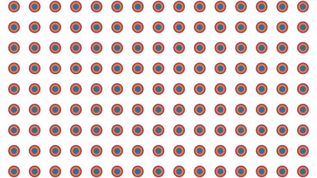 Circle button pattern seamless background with colorfull design