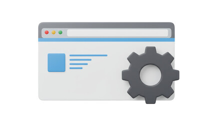 Isolated 3D Browser Window Setting