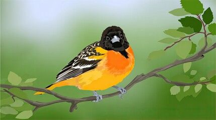 Obraz premium bird on a branch