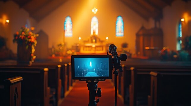 Church service recording