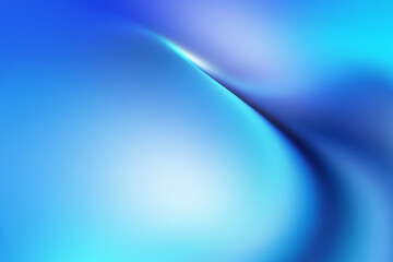 Modern bright abstract wave gradient blue background blurred colorful neon color flow trendy hologram effect graphics futuristic design for pattern banner web technology digital backdrop poster