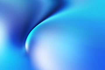 Modern bright abstract wave gradient blue background blurred colorful neon color flow trendy hologram effect graphics futuristic design for pattern banner web technology digital backdrop poster