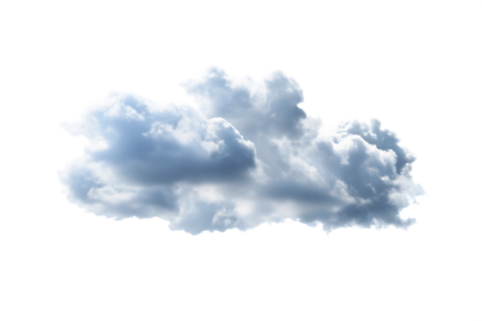 Clouds isolated on transparent background .PNG