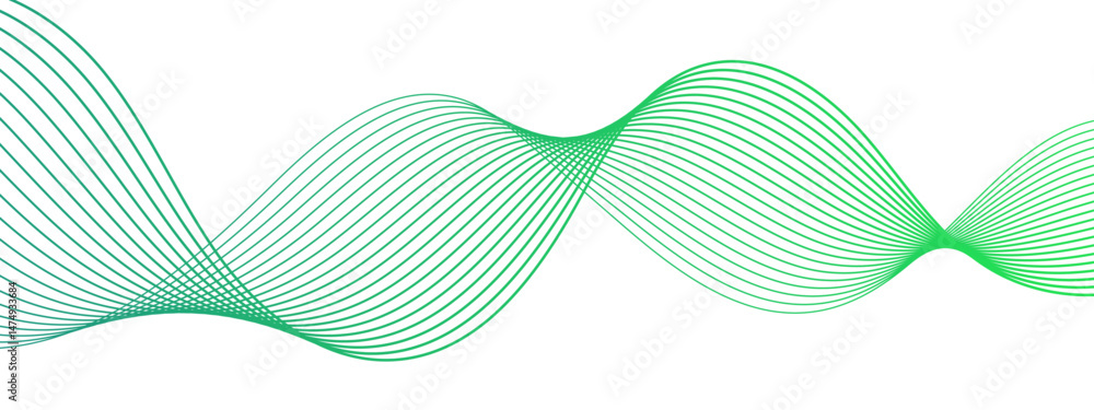 Poster abstract colorful wavy lines and geometric design. geometric design with parallel lines pattern. tec
