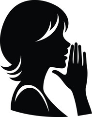 Cupped Hand Whisper Symbol