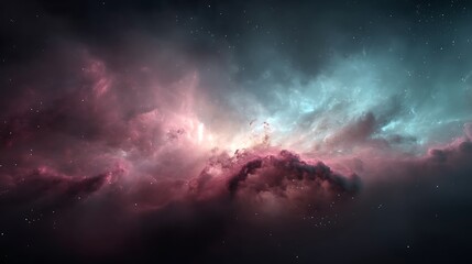 Fototapeta premium Nebulae swirling in space