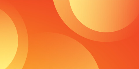 abstract orange circular background. Dynamic sound wave. Design element. Vector illustration