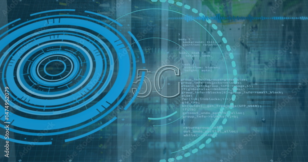 Poster image of text with globe and network of connections