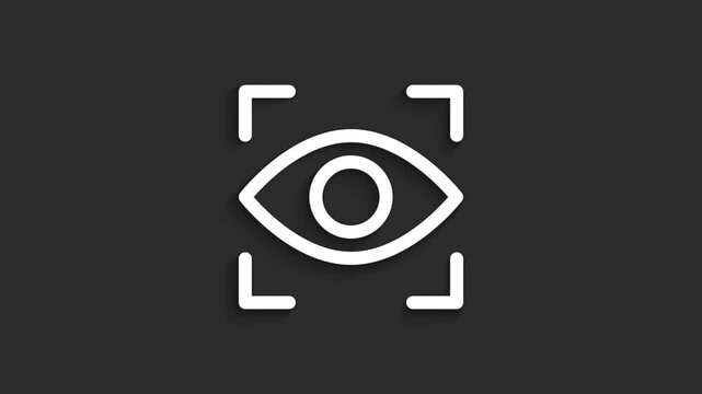 Focus &ndash; Precision Lineal UX Icon Animation in 4K