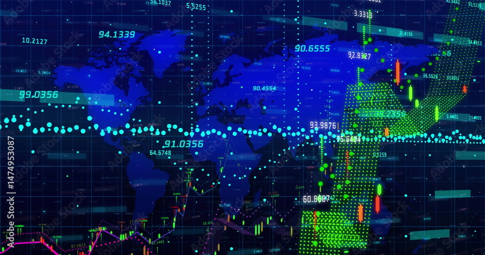 Poster image of text with globe and network of connections