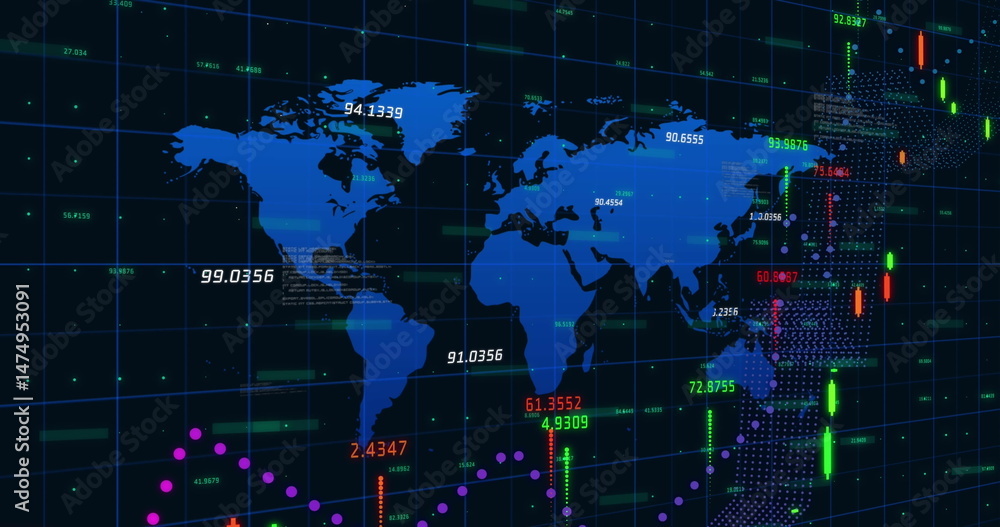 Poster image of text with globe and network of connections