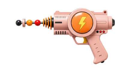 Isolated Pink Ray Gun © Johanna