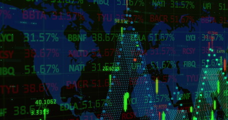 Image of text with globe and network of connections