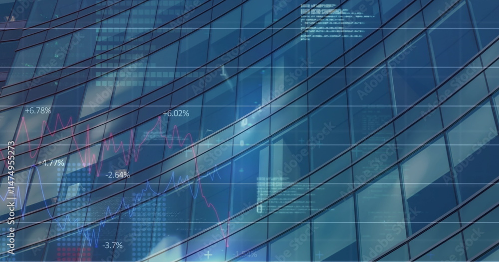 Poster image of data processing over cityscape