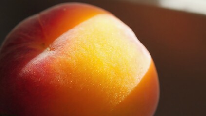 Peach fruit surface
