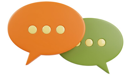 Isolated Chat Bubbles