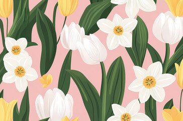 Spring Floral Pattern Design