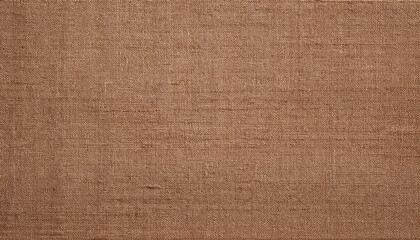 Fototapeta premium brown linen fabric texture background seamless pattern of natural textile canvas texture