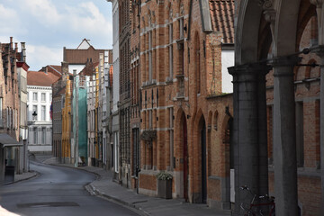 fa&ccedil;ade maison de bruges, Belgique