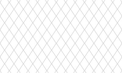 Fototapeta premium 縦に長いひし形の波線が交差していないグリッド