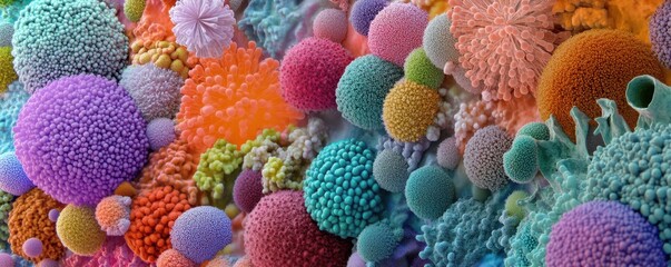 Obraz premium Colorful Spheres Texture