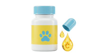 Isolated Pet Medicine