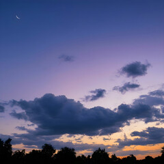 Evening sky background