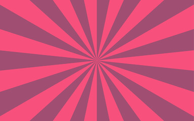 Abstract bright radial burst background featuring alternating pink and gray rays. Symmetrical, vibrant, and convey energy and positivity. Cheerful, dynamic, and sunny atmosphere for posters.