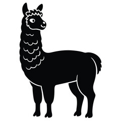 Sausage shape Llama character