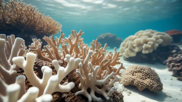Coral Reefs Undergoing Whitening