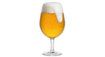 Isolated Beer Glass