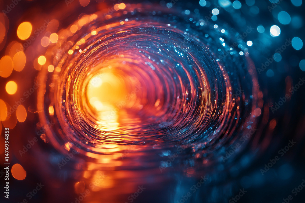Poster background with creative elements and textures generative ai