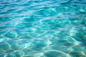 Ocean Water Texture Crystal Clear Blue Sea Surface