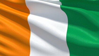 Obraz premium Côte d'Ivoire national flag