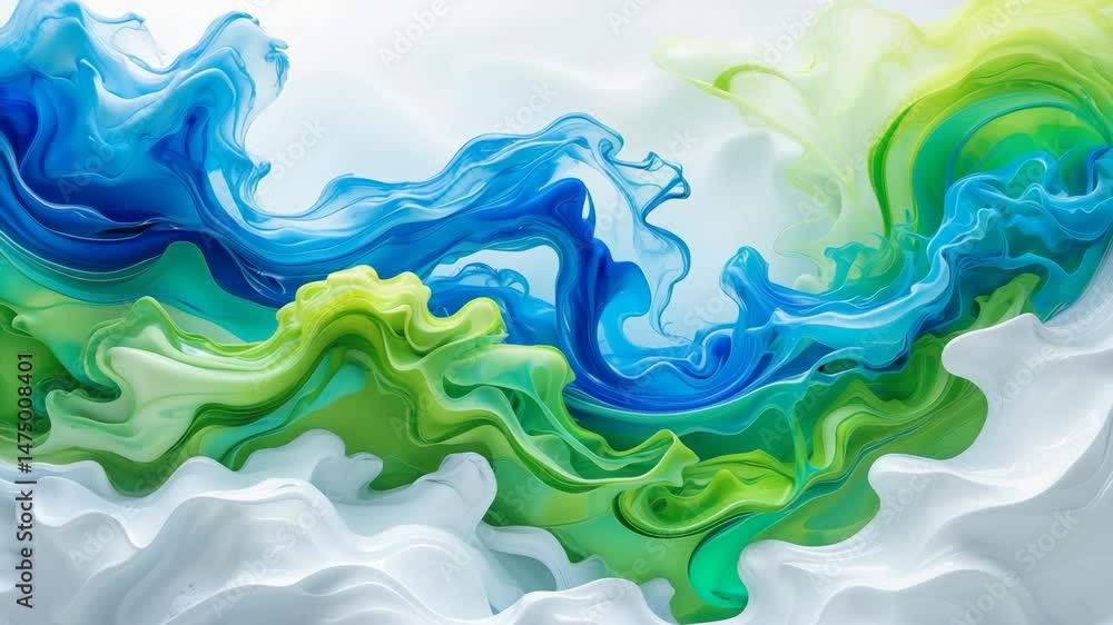 Poster background with separated paint splatter