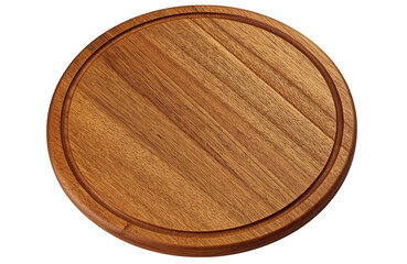 wooden Cutting Board, isolated on white background, full depth of field