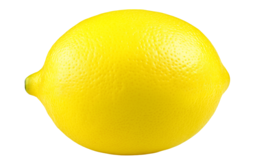 Lemon whole isolated on white background, full depth of field