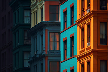 Obraz premium Contemporary Exterior Design of Urban Office Buildings