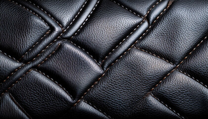 Fototapeta premium black leather structure