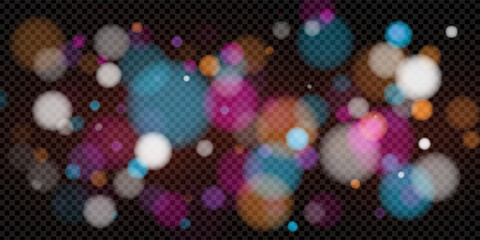 Dynamic city night vibrant bokeh neon lights abstract blur scene. Glowing stars, traffic and water reflections. Energy and luxury design. Modern celebrations, tech themes stylish wallpaper.