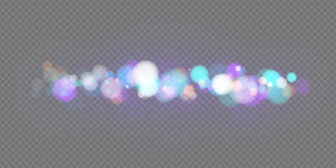 Dynamic urban night bokeh lights neon glow vibrant colors mix scene. Sparkling pattern, reflecting water and city traffic. Modern funky vibe for celebrations and tech themed event banner.