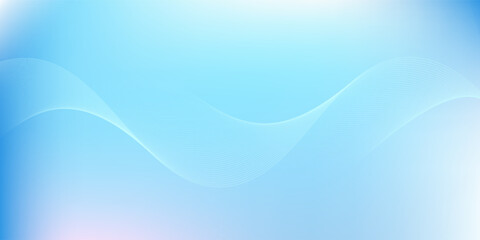 Abstract blue gradient background with shining lines waves.EPS10