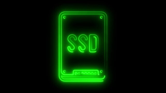 Glowing Neon Open Sign with 3D Luminous New Year Text and Light Switch Icon on Black Background Futuristic Business Technology Illustration