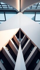 Obraz premium very tall building with some windows in it