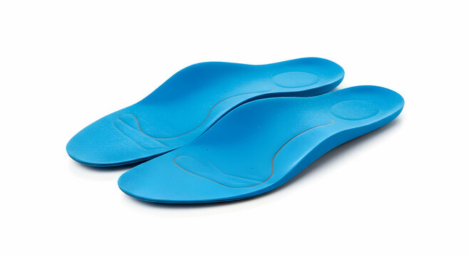 Comfortable Blue Insoles for Shoes Foot Support Orthotics Pain Relief Arch Support
