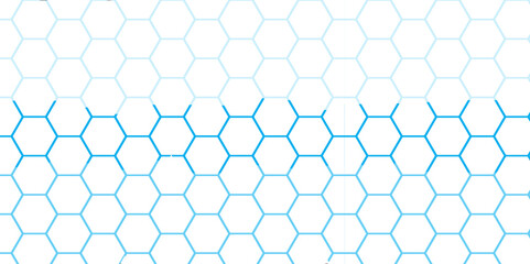 Abstract Blue Hexagonal Pattern with Geometric Texture and Seamless Design