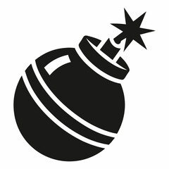 bomb on a white background